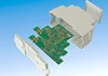 Euroclamp CEM – Carcase pe şină-DIN pentru fiecare PCB