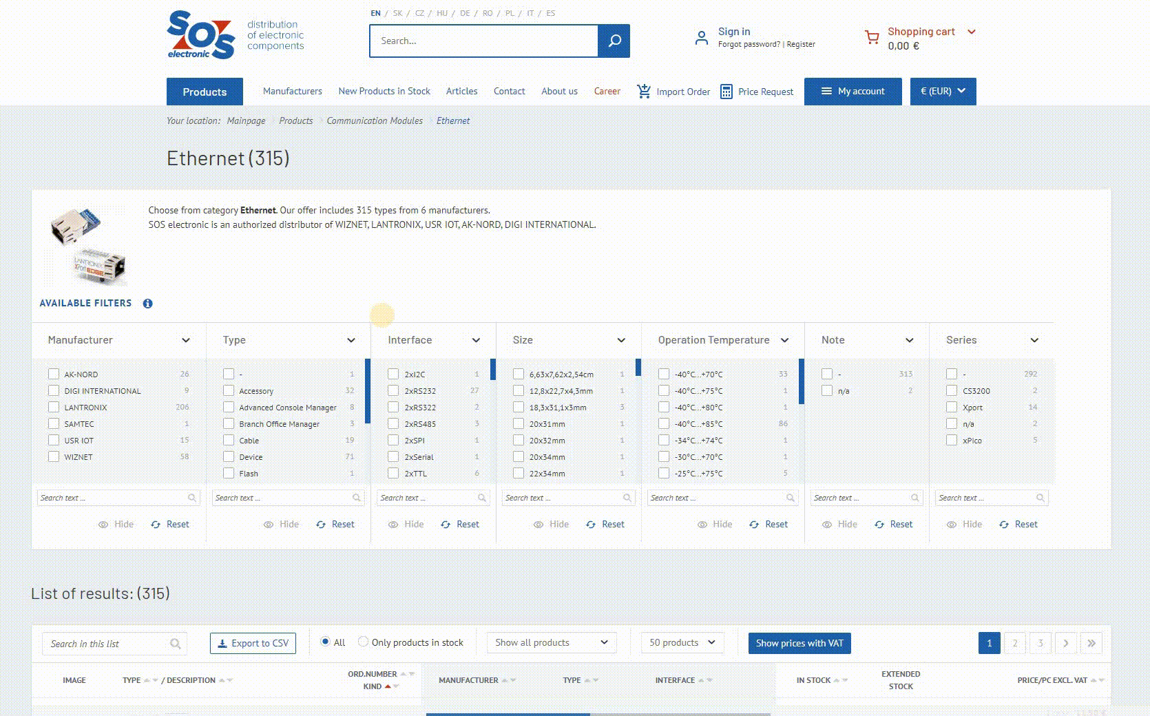 Filtrarea mai rapidă a parametrilor web